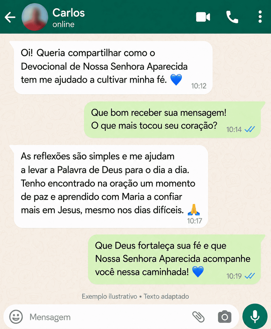 Depoimento de cliente satisfeita